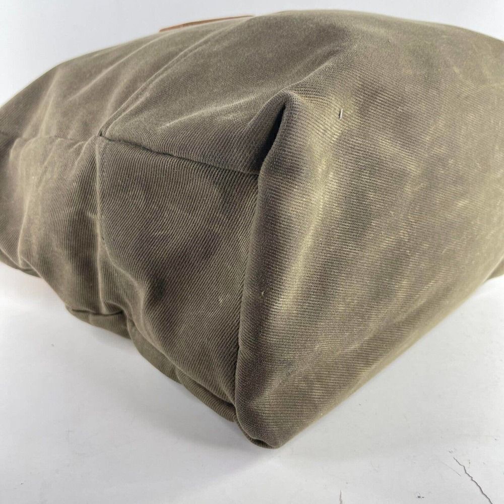 Colsen Keane leather bag Charlotte Olive Green Canvas tote should Handbag bag - Picture 7 of 9